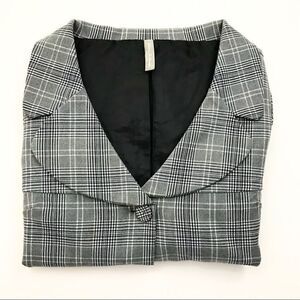 ** Hanna Anderson ** Plaid short blazer